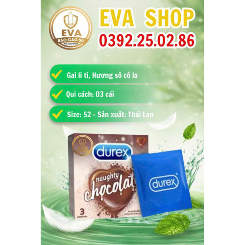 Bao Cao Su Durex chocalate (3 cái)