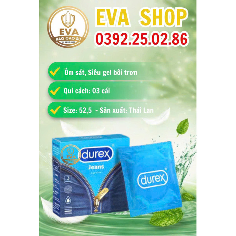 Bao Cao Su Durex Jeans (3 cái)