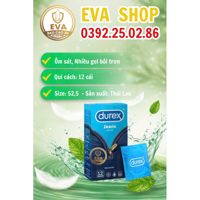 Bao Cao Su Durex Jeans (12 cái)