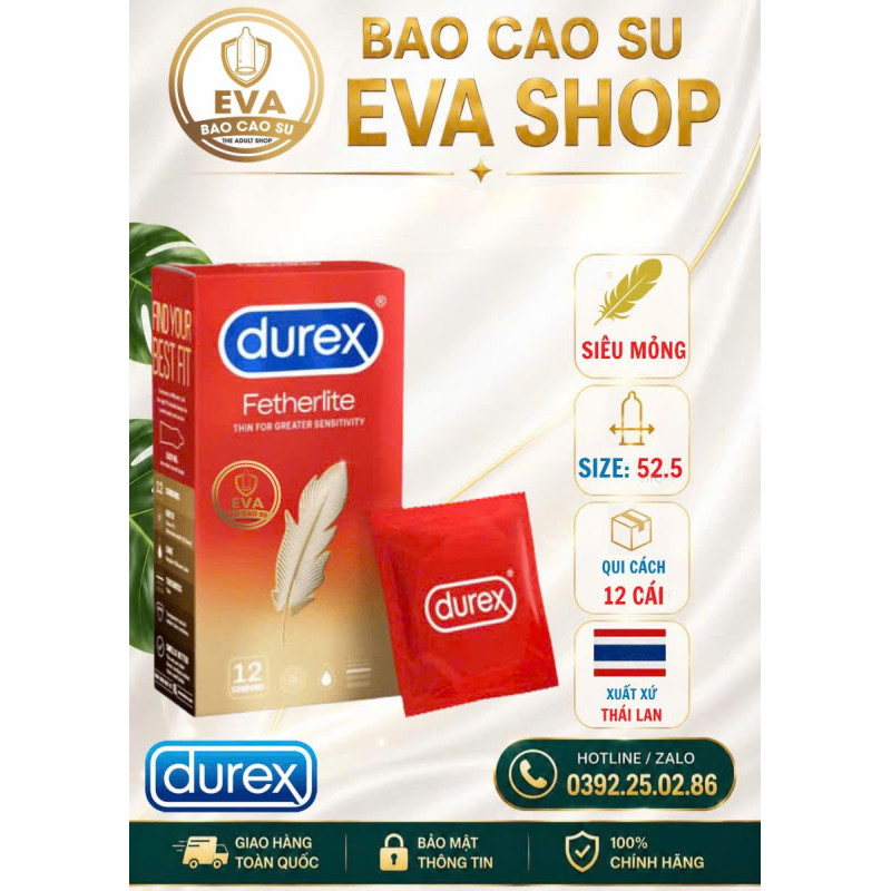 BCS Durex Fetherlite (12 cái)