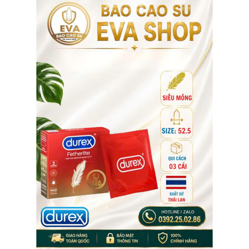 BCS Durex Fetherlite (3 cái)