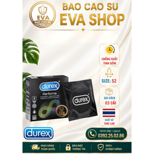 BCS Durex Perfoma (3 cái)