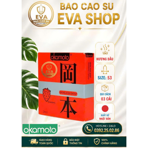 BCS Okamoto Hương Dâu (3 cái)