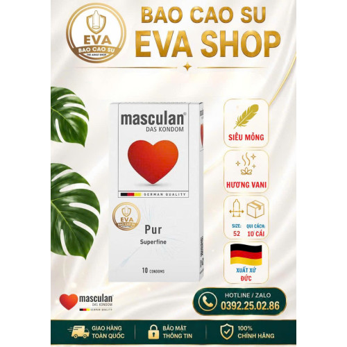 BCS Masculan Hương Vani (10 cái)