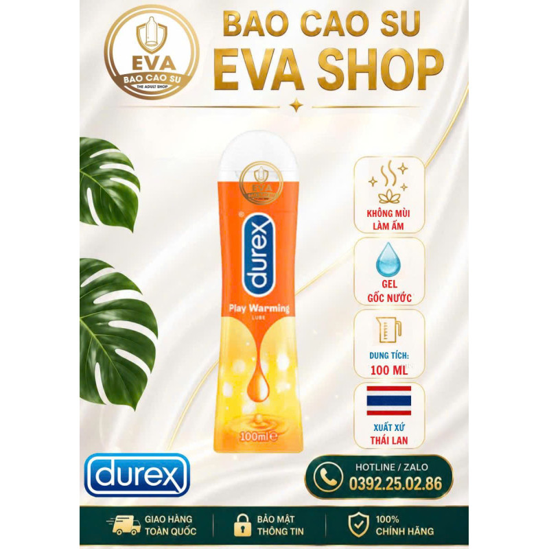 Gel Bôi Trơn Durex Hương Cam 100ml