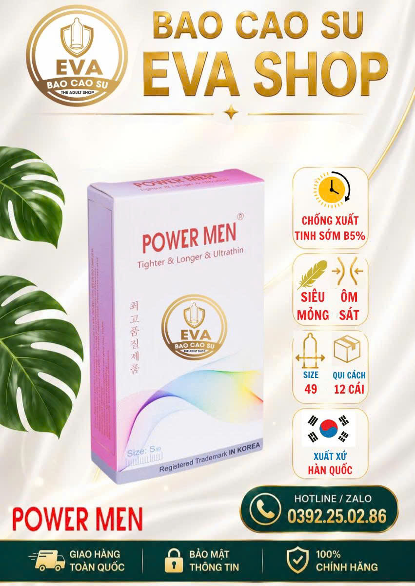 BCS Power Men Mỏng, ôm sát B5 (12 cái)