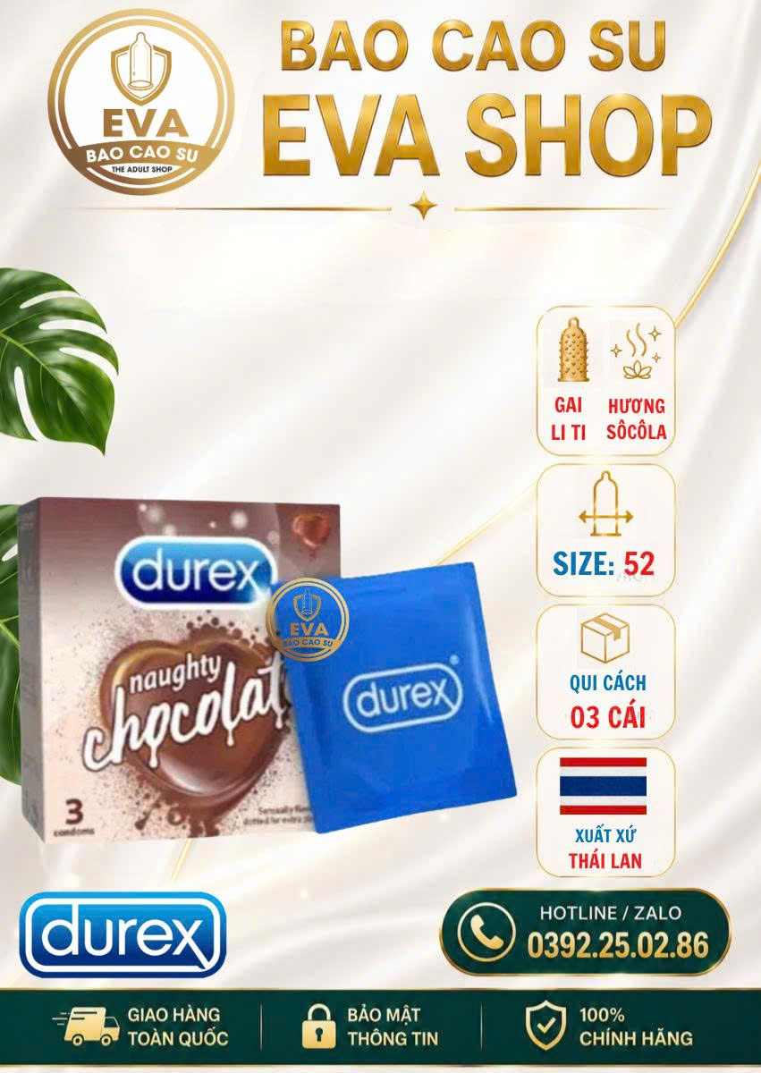 BCS Durex Chocalate (3 cái)