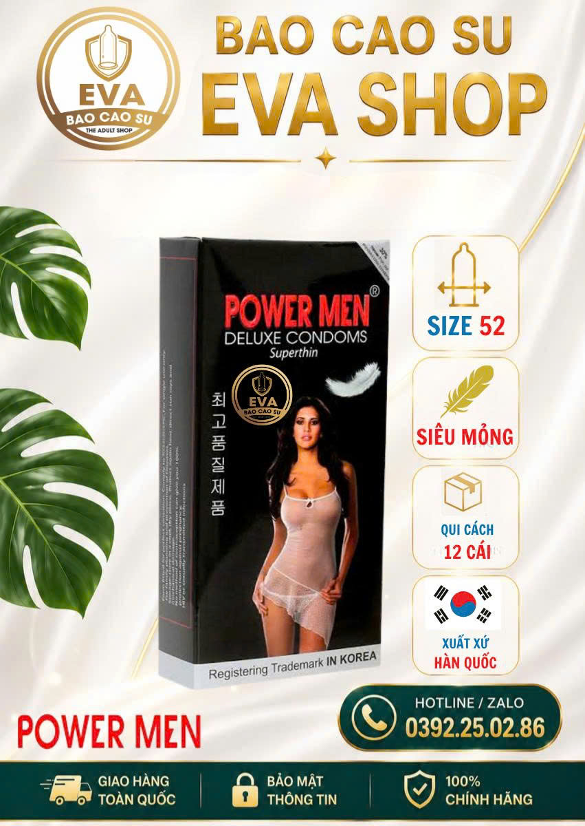 BCS Power Men Siêu Mỏng (12 cái)