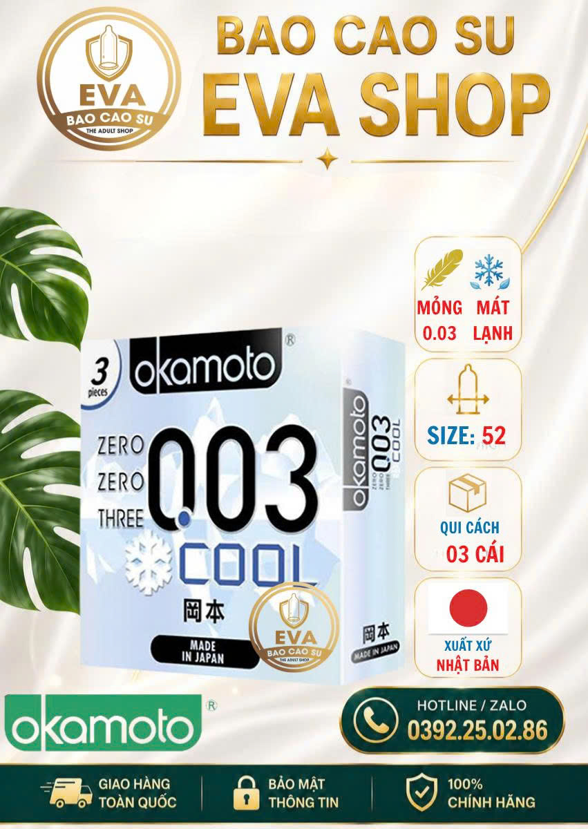BCS Okamoto 0.03 Cool (3 cái)