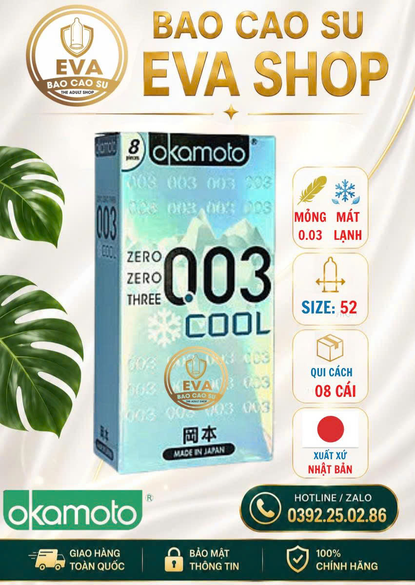 BCS Okamoto 0.03 Cool (8 cái)