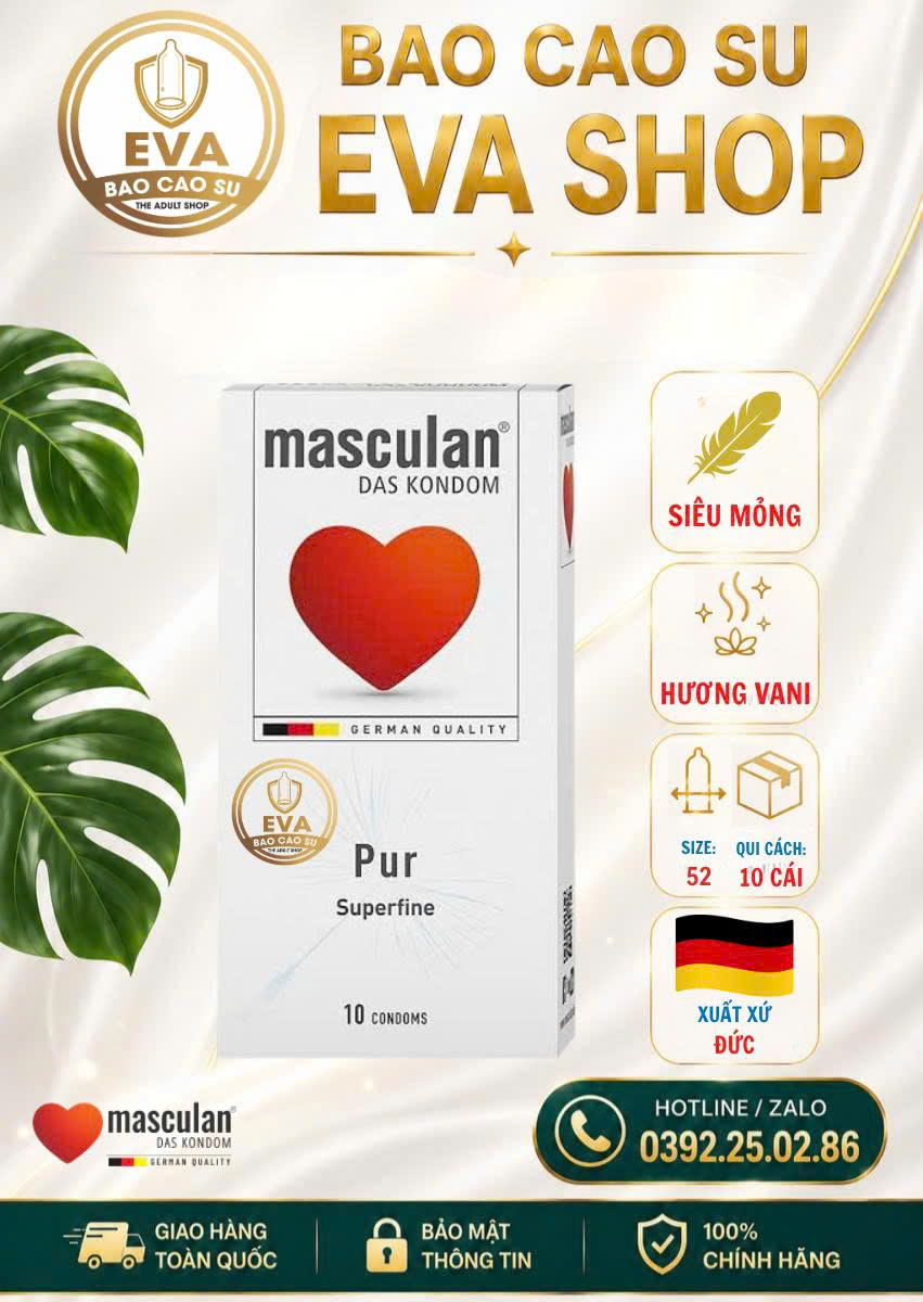 BCS Masculan Hương Vani (10 cái)
