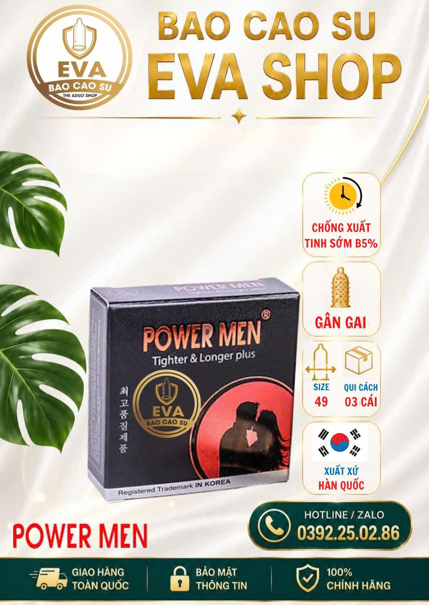 BCS Power Men Ôm Sát, CXT B9% ( 3 Cái)