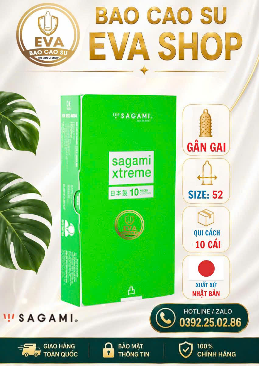 BCS Sagami Xanh Lá (10 cái)